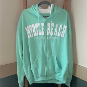Mint Green Myrtle Beach Hoodie Size XL